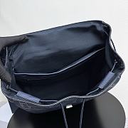 Dior Daily Backpack with Flap Navy Blue 40.5x30.5x15.5cm - 5
