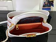 Louis Vuitton LV x TM Capucines BB White Cherry 27x17.3x9cm - 6