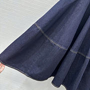 Zimmermann Hypnotic Denim Midi Skirt - 3