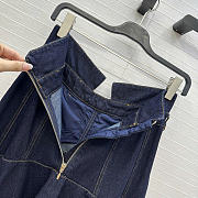 Zimmermann Hypnotic Denim Midi Skirt - 2