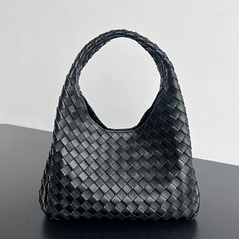 Bottega Veneta Campana Bag Black 33x20x16.5cm
