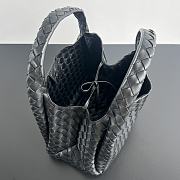 Bottega Veneta Campana Bag Black 33x20x16.5cm - 6