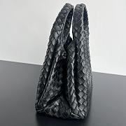 Bottega Veneta Campana Bag Black 33x20x16.5cm - 5