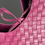 Bottega Veneta Campana Bag Purple 33x20x16.5cm - 2