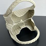 Bottega Veneta Campana Bag White 33x20x16.5cm - 5