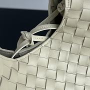 Bottega Veneta Campana Bag White 33x20x16.5cm - 2