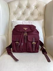 Prada Backpack Burgundy 28x23.5x12cm - 1