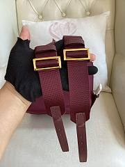 Prada Backpack Burgundy 28x23.5x12cm - 6