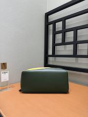 Loewe Puzzle Landscape Bag Green 24x10x14cm - 4