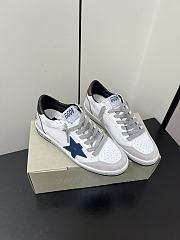 Golden Goose Ball Star Sneakers White Black Blue - 5