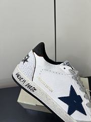 Golden Goose Ball Star Sneakers White Black Blue - 4