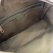 Gucci Ophidia Medium Crossbody Bag Beige Green 28.5x18x7.5cm - 2
