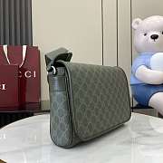 Gucci GG Pattern Medium Crossbody Bag Green 27x20x9cm - 5