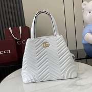 Gucci Medium Betty Shopper White 28x24x16cm - 6