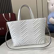 Gucci Medium Betty Shopper White 28x24x16cm - 3