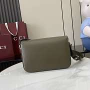 Gucci Horsebit 1955 Soft Medium Shoulder Bag Green 26x17.5x10cm - 6