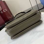 Gucci Horsebit 1955 Soft Medium Shoulder Bag Green 26x17.5x10cm - 4