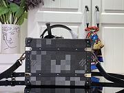 Louis Vuitton LV Handle Trunk Damoflage Black 24x16.5x8cm - 3