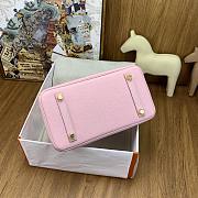 Hermes Birkin 25 Togo Crocodile Pink Gold 25cm - 3