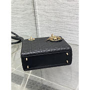 Dior Small Lady Dior Bag Black Cannage Star Pattern 20cm - 5
