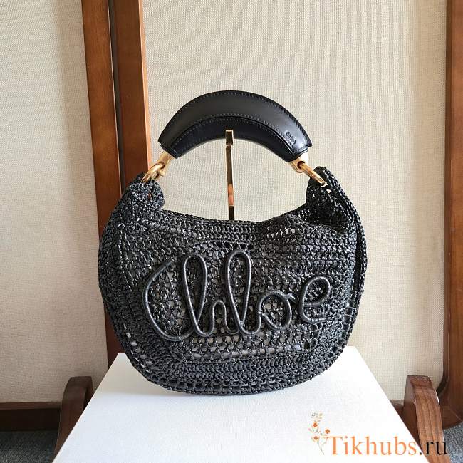 Chloe Summer Banana Bag Black 36x21.5x2cm - 1