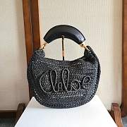 Chloe Summer Banana Bag Black 36x21.5x2cm - 1