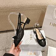 Dior Ballet Slingback Pump Black Lambskin 3cm - 5