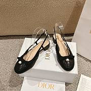 Dior Ballet Slingback Pump Black Lambskin 3cm - 4