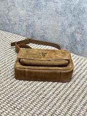 YSL Niki Satchel Suede Bag 21.5x16x8x9.5cm - 5