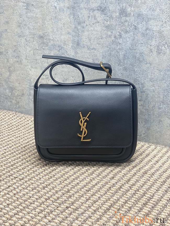 YSL Niki Black Leather Bag 21.5x16x8x9.5cm - 1