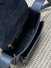 YSL Niki Black Leather Bag 21.5x16x8x9.5cm - 4