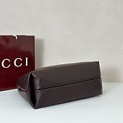 Gucci Softbit Maxi Shoulder Bag Dark Brown 46x26x16cm - 6