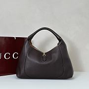 Gucci Softbit Maxi Shoulder Bag Dark Brown 46x26x16cm - 5