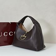 Gucci Softbit Maxi Shoulder Bag Dark Brown 46x26x16cm - 4