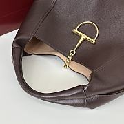 Gucci Softbit Maxi Shoulder Bag Dark Brown 46x26x16cm - 2