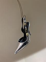Versace Safety Pin Pumps Silver 10cm - 5