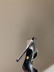 Versace Safety Pin Pumps Silver 10cm - 4