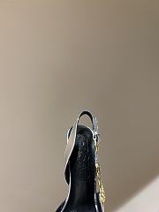 Versace Safety Pin Pumps Silver 10cm - 3