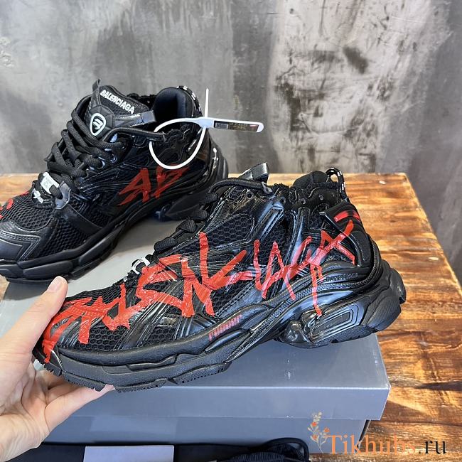 Balenciaga Track Sneakers in Black - 1