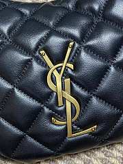 YSL Icarino Quilted Nappa Black Bag 17x13x3cm - 6