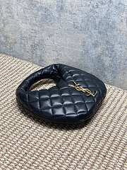 YSL Icarino Quilted Nappa Black Bag 17x13x3cm - 4