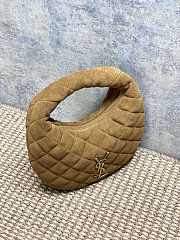 YSL Icarino Brown Suede Bag 17x13x3cm - 3