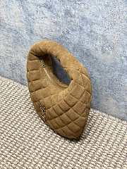 YSL Icarino Brown Suede Bag 17x13x3cm - 4