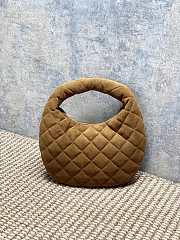 YSL Icarino Brown Suede Bag 17x13x3cm - 2