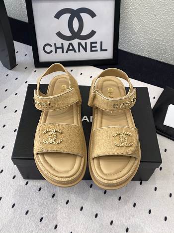 Chanel Beige Sandal 08