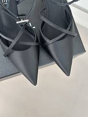 Chanel CC Ankle Strap Heels Pumps Black 10cm - 4