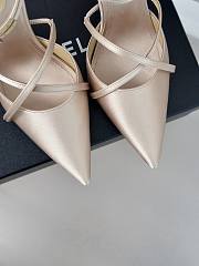 Chanel CC Ankle Strap Heels Pumps Pink 10cm - 5