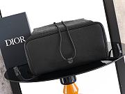 Dior Daily Backpack with Flap Black 40.5x30.5x15.5cm - 3