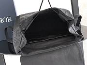 Dior Daily Backpack with Flap Black 40.5x30.5x15.5cm - 6