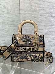 Dior Lady D-lite Dioriviera Beige Palms 24x11x20cm - 1